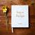 Wedding Guest Book - Hardcover - Wedding Guestbook, Custom Guest Book, Personalized Guest Book - Champagne Gold Polka Dots
