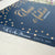 Wedding Guest Book #31 - Custom Hardcover Guest Book - Wedding Guestbook, Personalized Guest Book - Navy - Gold Calligraphy - Polka Dots