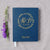 Wedding Guest Book - Hardcover - Wedding Guestbook, Custom Guest Book, Personalized Guest Book - Navy - Gold Wreath - Calligraphy