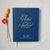 Wedding Guest Book - Hardcover - Wedding Guestbook, Custom Guest Book, Personalized Guest Book - Navy - Gold Calligraphy