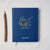 Wedding Guest Book #8 - Hardcover - Wedding Guestbook Wedding Guest Books Custom Guest Book Personalized Guestbooks - Navy Blue Modern Gold
