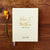 Wedding Guest Book #27 - Hardcover - Wedding Guestbook Wedding Guest Books Custom Guest Book Personalized Guestbooks Ivory Gold Calligraphy