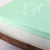 Wedding Guest Book #44 - Custom Hardcover Guest Book - Wedding Guestbook, Personalized Guest Book - Mint - Calligraphy