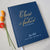 Wedding Guest Book #30 - Custom Hardcover Guest Book - Wedding Guestbook, Personalized Guest Book, Guestbooks - Navy - Gold Calligraphy