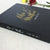 Wedding Guest Book - Hardcover - Wedding Guestbook Wedding Guest Books Custom Guest Book Personalized Guestbooks - Black - Gold Calligraphy