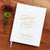 Wedding Guest Book #48 - Custom Hardcover Guest Book - Wedding Guestbook, Personalized Guest Book - Gold Calligraphy