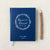 Wedding Guest Book #29 - Custom Hardcover Guest Book - Wedding Guestbook, Personalized Guest Book - Navy - Wreath - Calligraphy