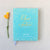 Wedding Guest Book #17 - Custom Hardcover Guest Book - Wedding Guestbook, Personalized Guest Book  - Teal - Gold - Polka Dot