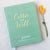 Wedding Guest Book #41 - Custom Hardcover Guest Book - Wedding Guestbook, Personalized Guest Book - Sage - Modern Calligraphy