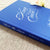 Wedding Guest Book #55 - Hardcover - Wedding Guestbook Wedding Guest Books Custom Guest Book Guestbooks - Royal Blue - Script