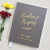 Wedding Guest Book - Hardcover - Wedding Guestbook Wedding Guest Books Custom Guest Book Personalized Guestbooks - Charcoal - Calligraphy