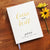 Wedding Guest Book #42 - Hardcover - Wedding Guestbook Wedding Guest Books Custom Guest Book Personalized Guestbooks - Modern Calligraphy