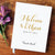 Classic Wedding Guest Book - Hardcover - Wedding Guestbook Wedding Guest Books Custom Guest Book Personalized Guestbooks - Gold Calligraphy