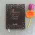Real Silver Foil Wedding Guest Book
