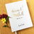 Real Foil Wedding Guest Book #13 - Hardcover - Wedding Guestbook, Wedding Guest Books, Custom, Personalized Guestbooks - Gold Calligraphy