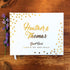 Polka Dot Real Foil Wedding Guest Book