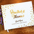 Real Foil Wedding Guest Book #14