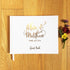 Real Foil Wedding Guest Book