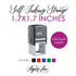 1.7"x1.7" Custom Self-Inking Stamp