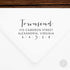 Return Address Stamp #58