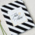 Wedding Guest Book #4 - Custom Hardcover Guest Book - Wedding Guestbook, Personalized Guest Book - Modern Stripes