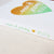 Wedding Guest Book #5 - Custom Hardcover Guest Book - Wedding Guestbook, Personalized Guest Book - Heart - Mint Gold Ombre