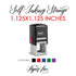 1.125"x1.125" Custom Self-Inking Stamp
