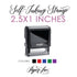 2.5"x1" Custom Self-Inking Stamp