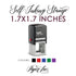1.7"x1.7" Custom Self-Inking Stamp