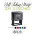 3"x1.5" Custom Self-Inking Stamp