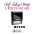 1.9"x0.75" Custom Self-Inking Stamp