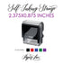 2.375"x0.875" Custom Self-Inking Stamp