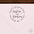 Return Address Stamp #99 - Wooden or Self-Inking - Personalized - Gifts, Weddings, Newlyweds, Housewarming - INCLUDES HANDLE