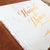 Real Foil Wedding Guest Book #19 