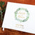 Botanical Real Foil Wedding Guest Book - Hardcover - Wedding Guestbook, Custom Guest Book, Personalized Guest Book, Decor - Calligraphy