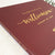 Modern Calligraphy Foil Wedding Guest Book 