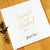 Real Gold Foil Wedding Guest Book
