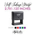 2.7"x1.125" Custom Self-Inking Stamp