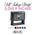 3.2"x0.9" Custom Self-Inking Stamp