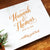 Real Foil Wedding Guest Book #19 