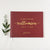 Real Foil Wedding Guest Book #22 