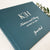 Silver Foil Wedding Guest Book 