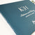 Silver Foil Wedding Guest Book 