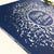 Real Silver Foil Wedding Guest Book 