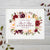 Wedding Guest Book Landscape #23 - Hardcover - Wedding Guestbook, Custom Guest Book, Personalized Guest Book - Marsala Botanical
