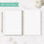 Hardcover Notebook #1 - Personalized Notebook - Coil Bound - Custom Note Book, Journal, Notebook for Girl, Diary, Hard Cover Notebook