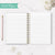 Hardcover Notebook #8 - Personalized Notebook - Coil Bound - Custom Note Book, Journal, Notebook for Girl, Diary, Hard Cover Notebook