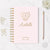 Hardcover Notebook #2 - Personalized Notebook - Coil Bound - Custom Note Book, Journal, Notebook for Girl, Diary, Hard Cover Notebook, Heart