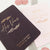 Real Foil Wedding Vow Book #12 