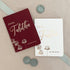 Real Foil Wedding Vow Book #13
